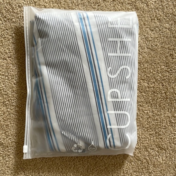 🆕 NWT Blue & White Striped CUPSHE Dress - Super Cute! Size S ☀️ - Picture 3 of 3